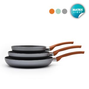 Conjunto Indução 3 Frigideiras Matrix Light