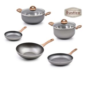 Trem Cozinha Indução 5 Peças Rústica