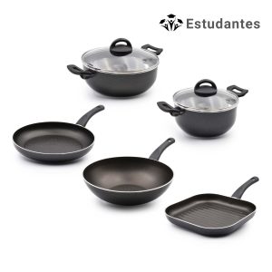 Trem Cozinha Indução 5 Peças Estudantes